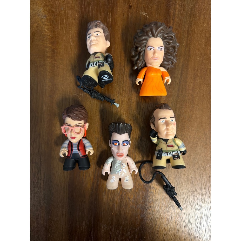 Ghostbusters Titans Vinyl Figure Lot Venkman Stantz Dana Janine Gozer 2015